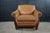Late 20th Century Vintage Rapallo Oversized Leather Club Lounge Reading Library Armchair 45" For Sale - Image 5 of 18