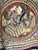 Vintage Burmese Kalaga Embroidered Tapestry With Five Figural Medallions, 40" X 37" For Sale In Washington DC - Image 6 of 18