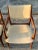 Brown Stow and Davis Arm Chairs - Set of 4 For Sale - Image 8 of 12