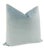 Contemporary 22" Mist Royal Velvet + Cording Pillows - a Pair For Sale - Image 3 of 4