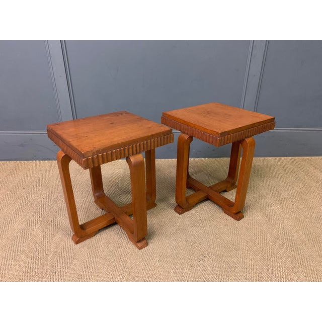 Art Deco Lamp Tables, 1925, Set of 2 For Sale - Image 4 of 10