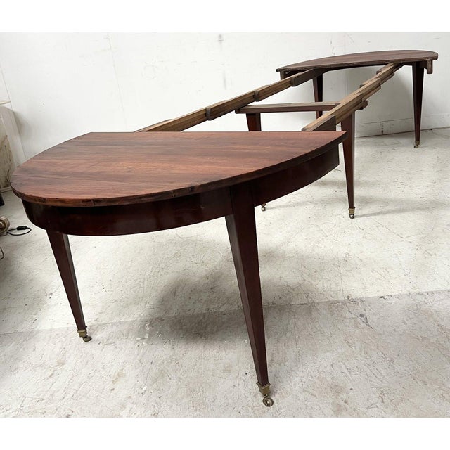 Louis XVI Style Frieze Table with Tapered Legs, 19th Century For Sale - Image 5 of 14