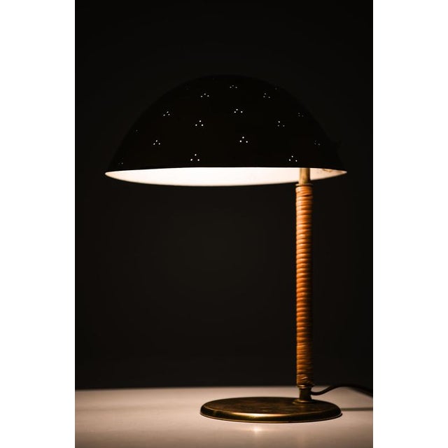 Helmet Table Lamp attributed to Paavo Tynell, 1940s For Sale - Image 9 of 12