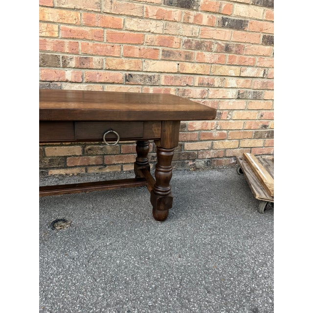 Antique French Refectory Coffee Table For Sale - Image 4 of 14