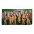 Vintage Expressionist Modernist Nudes Figure Bathers Landscape Painting Board For Sale