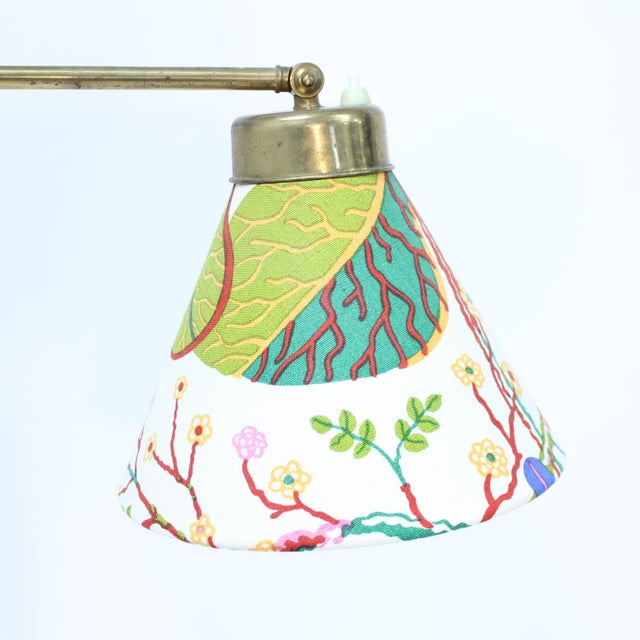 Metal Model 1842 Floor Lamp by Josef Frank for Svenskt Tenn, 1930s For Sale - Image 7 of 15