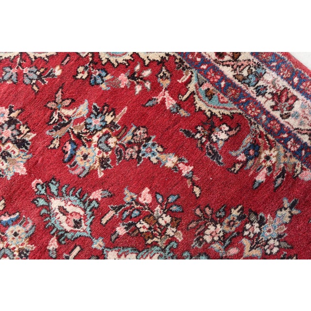 1950s, Handmade Vintage Persian Malayer Rug 4.2' X 6.4' For Sale In New York - Image 6 of 13