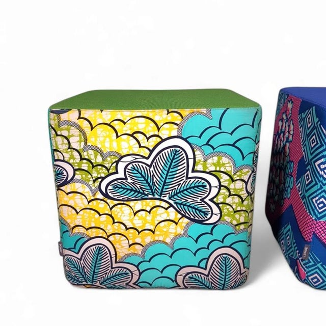 3 x Dot pouf Michiel van der Kley by Lande, mint condition. This piece has an attribution mark, I am sure that it is...