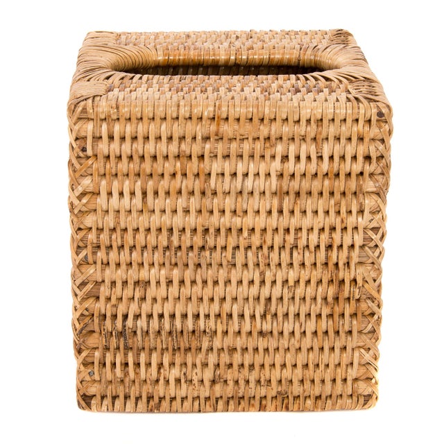 Artifacts Rattan hand woven rattan tissue box covers and boxes provide the perfect accent to any room in the house with a...