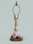 Early 20th Century French Vieux Rouen Polychrome Faience Table Lamp on Pierced Metal Base For Sale - Image 9 of 9