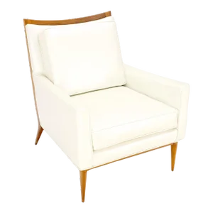 Mid-Century Modern Paul McCob Walnut Lounge Chair for Directional