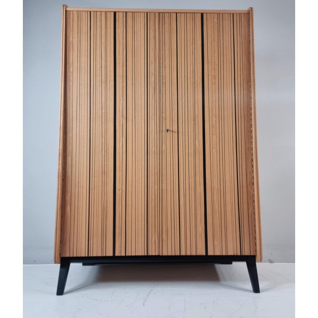 Wood Vintage Wardrobe in Ash by Tatra Nabytok, 1970s For Sale - Image 7 of 16
