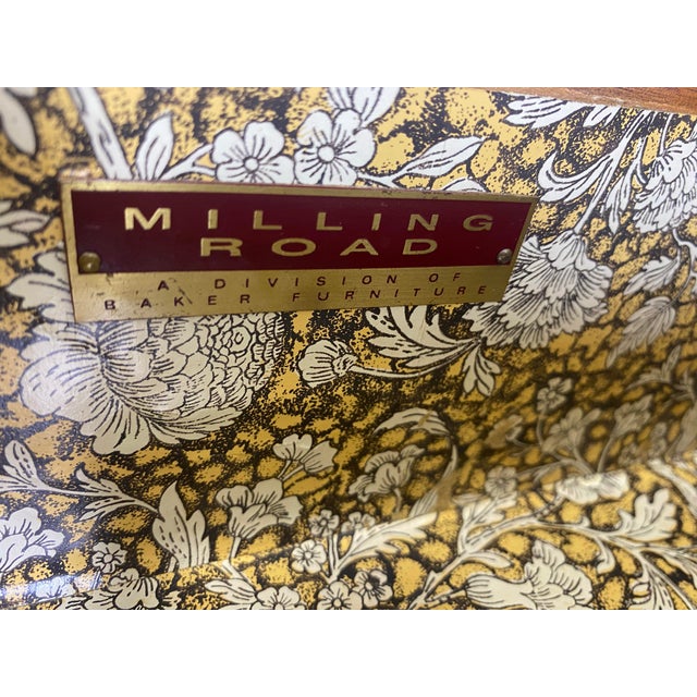 1990s Milling Road for Baker Furniture Company Walnut Chest of Drawers. For Sale - Image 5 of 12