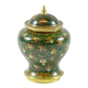 Early 20th Century Chinese Cloisonne Vase with Top