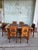 1940s Dining Table With Chairs - Set of 7 For Sale - Image 10 of 10