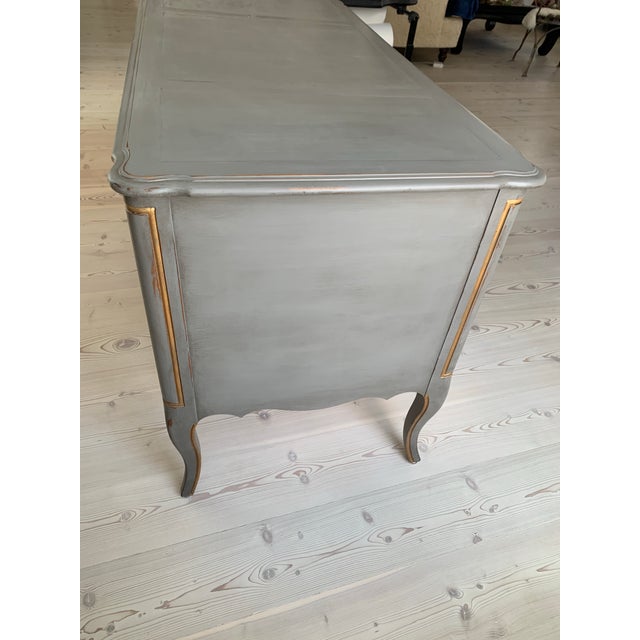 Shabby Chic Vintage French Style Writing Desk or Vanity For Sale - Image 3 of 12