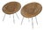 Mid-Century Modern Wicker Armchairs by Design Italia, 1950s, Set of 2 For Sale