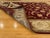 1990s Agra Style Floral Wool & Silk Rug in Burgundy and Ivory – 9x12 For Sale - Image 9 of 10