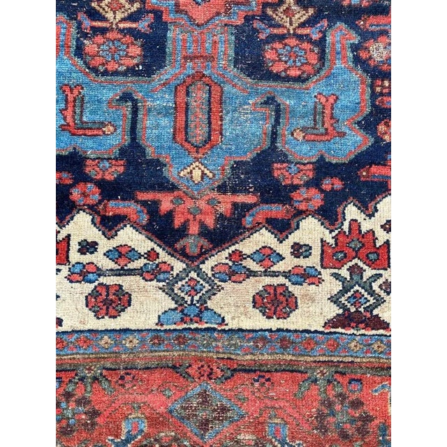 Antique Rustic Wool Rug For Sale - Image 5 of 18