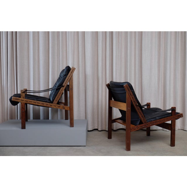 Set of Hunter Easy Chairs by Torbjørn Afdal for Bruksbo, 1960s For Sale - Image 9 of 11