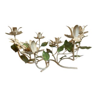 Italian Tole Centerpiece Candelabra From the 1950s For Sale