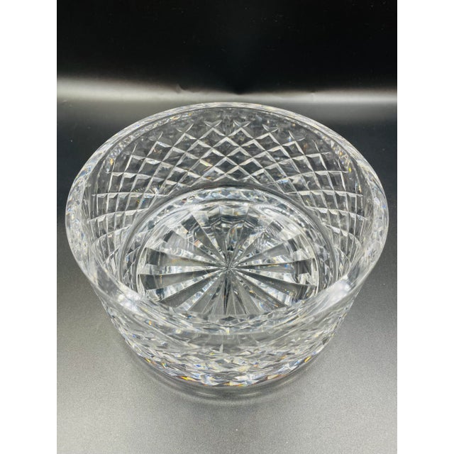 Glass Late 20th Century Waterford Crystal Bowl in Alana Pattern For Sale - Image 7 of 13