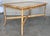Mid 20th Century Spanish, 1980s Bamboo Glass Dining Table with Glass Tabletop For Sale - Image 5 of 18