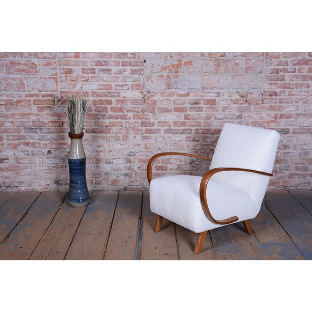 Czech Art Deco Model C Armchair by to J. Halabala for Up Zavody, 1940s For Sale - Image 16 of 17