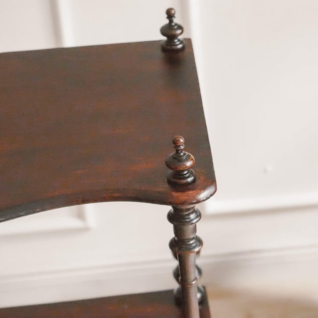 19th Century Louis Philippe Etagere with 3 Levels, 1860s For Sale - Image 5 of 7