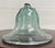 French Vintage French Style Aqua Color Glass Garden Cloche For Sale - Image 3 of 7