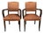 Bridge Chairs in Beechwood, 1940s, Set of 2 For Sale