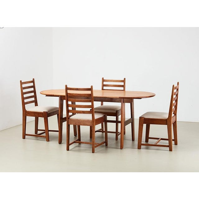 Dining Set by Bas van Pelt for My Home, Netherlands, 1940s, Set of 5 For Sale - Image 14 of 14