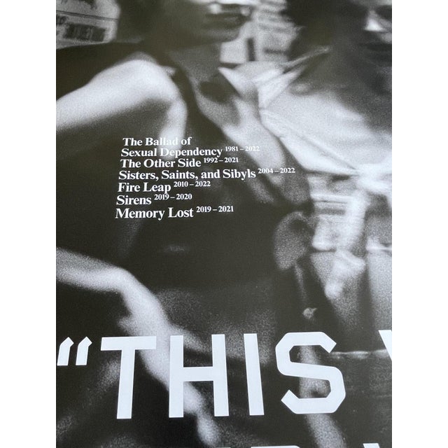 Nan Goldin, This Will Not End Well Exhibition Poster, 2000s, Print For Sale - Image 6 of 10