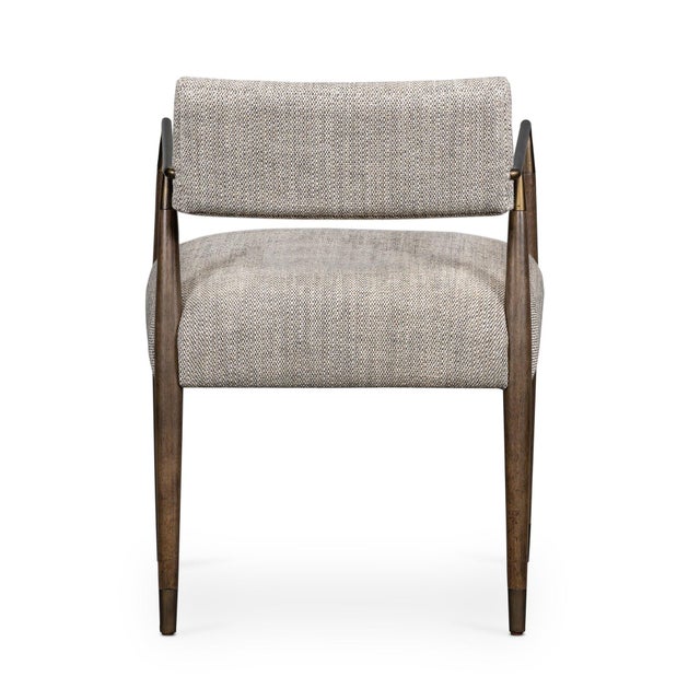 Off-white Four Hands Waldon Dining Chair - Thames Coal For Sale - Image 8 of 12