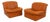 Vintage Italian Giusy Lounge Chairs in Leather from Neoflex, 1970s, Set of 2 For Sale