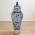 Blue Large Pair of Chinese Blue and White Porcelain Lidded Urns For Sale - Image 8 of 13