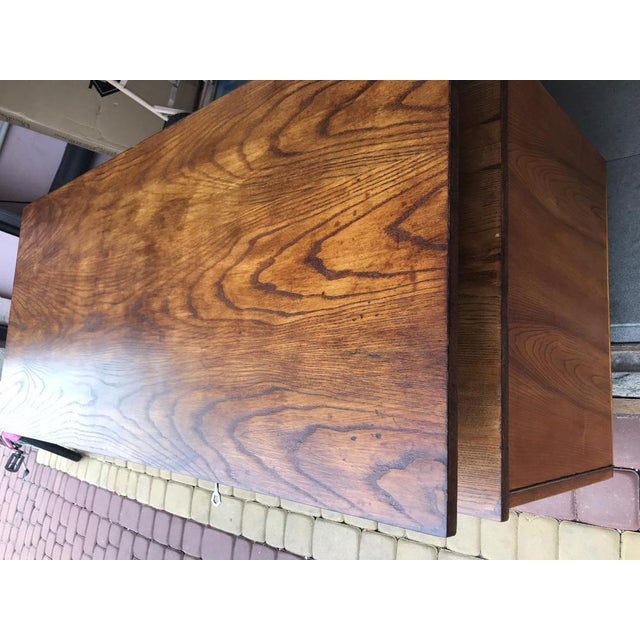 Vintage Brown Desk, 1970s For Sale - Image 11 of 18