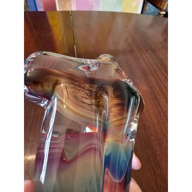1970s Vintage Murano Italy Signed Torso Sculpture For Sale - Image 9 of 12