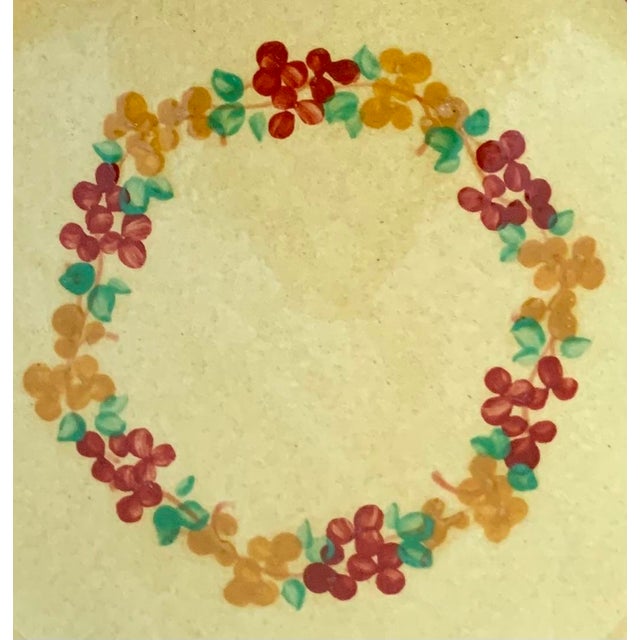 Brick Red 1970s French Provincial Platters- Set of 2 For Sale - Image 8 of 8