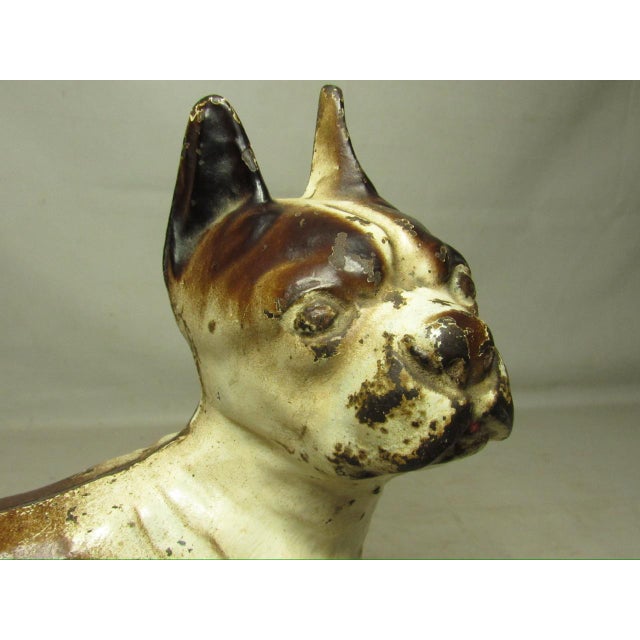 Cast Iron Hubley Boston Terrier Doorstop For Sale In San Francisco - Image 6 of 15