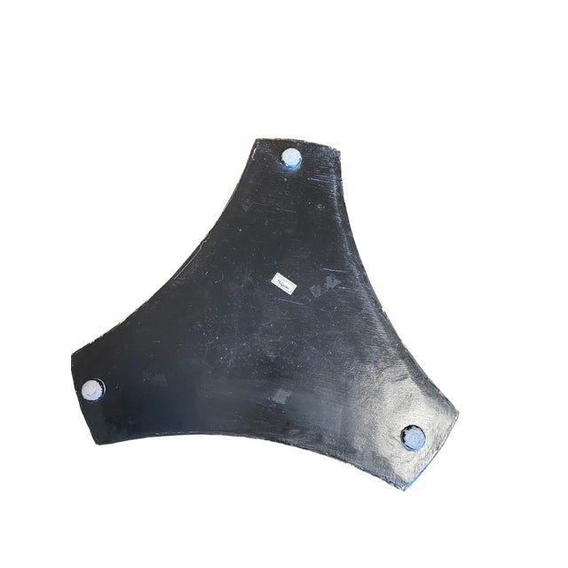 1980s Vintage Maitland Smith Shell Veneer With Shell Medallion and Brass Pair Side End Tables For Sale - Image 10 of 18