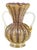 Vintage Murano Vase with Ribbed Body, 1960s For Sale
