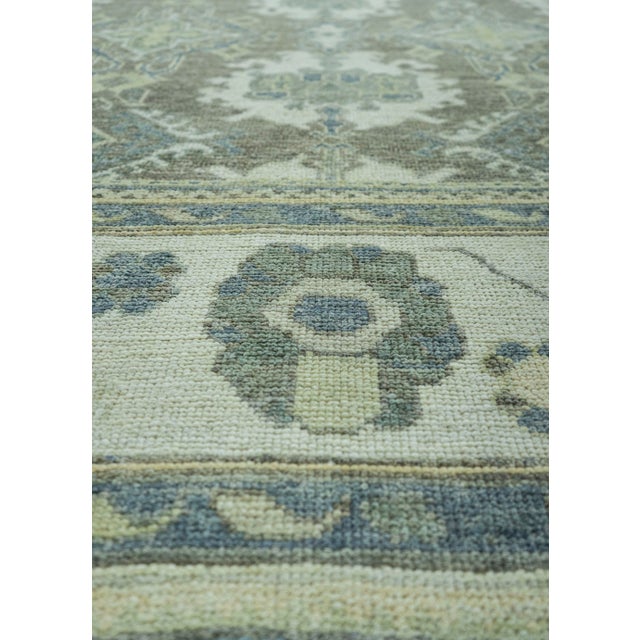 Turkish Turkish Oushak Rug 9' x 12'7" #19395 For Sale - Image 3 of 8