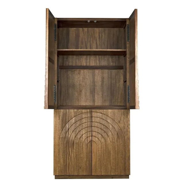 Wood NOIR Otto Hutch For Sale - Image 7 of 10