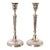 Georgian Silver-Plate Candlesticks, Pair For Sale