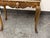Italian Carved Giltwood Console Table + Marble Top, 19th Century For Sale - Image 10 of 12