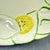 Rustic European Mid 20th Century Italian Yellow Lemon on Green Leaf Platter For Sale - Image 3 of 13