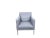 German Grey Jason 391 Chair from Walter Knoll For Sale