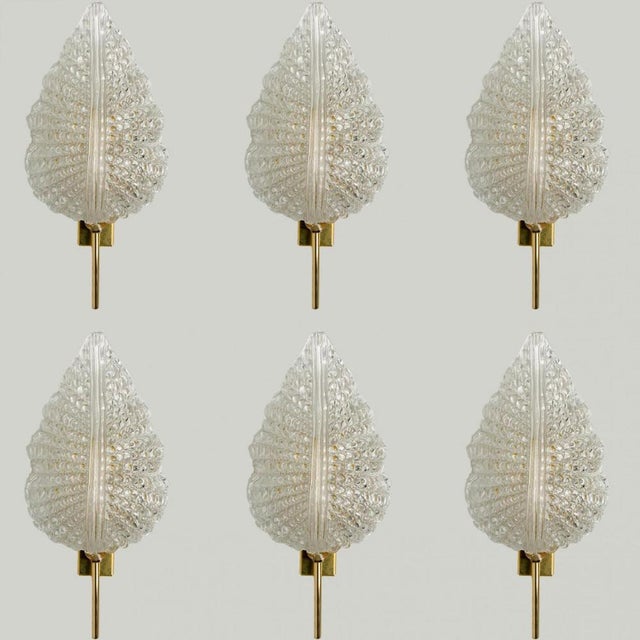 Large Wall Sconces in the style of Barovier & Toso, Italy, 1960s, Set of 2 For Sale - Image 9 of 18