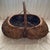 Vintage Large Hand Woven Splint Wood Melon Basket For Sale - Image 10 of 12
